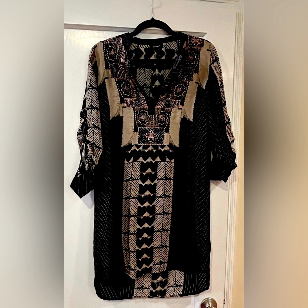 Tolani Silk Tunic Dress NWOT